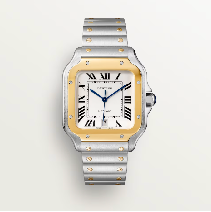 Santos de watch gold